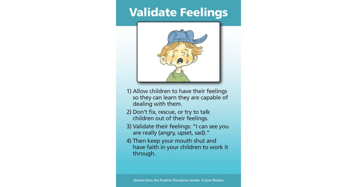 validate feelings